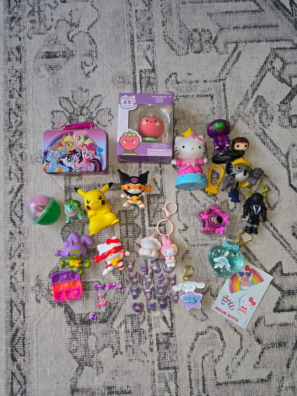 Hello Kitty Pink Bundle Toy Lot Sanrio Toys And More!!